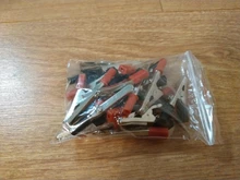 Cable Charging-Clamp Crocodile-Clip Clamp-Length Plastic-Handle Lead-Test Metal Insulated