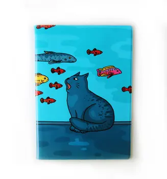

Cover for the veterinary passport "catch a fish"