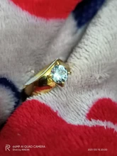 Anillo de compromiso de boda para hombre y mujer, sortija grande de acero de titanio y circón, oro de compromiso, regalo de San Valentín