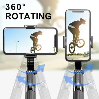 

NEW Mobile phone stabilized selfie stick Anti-shake handheld gimbal video shooting stabilizer Gyroscope L08 tripod selfie stick