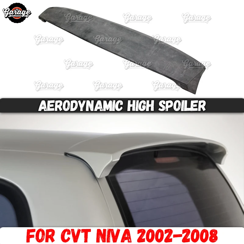 

Spoiler case for Chevrolet Niva 2002-2008 on doors of trunk ABS plastic sport styling accessories car tuning aerodynamic wing