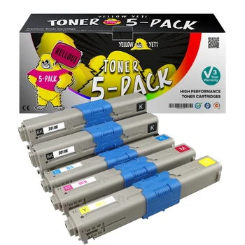 

5pcs OKI Toner Cartridge Compatible for OKI 301 C301 C321 C301dn C321dn MC342dnw MC342dw MC342w MC332dn MC342 MC342dn printer