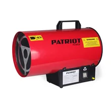 Пушка тепловая газовая PATRIOT GS 12(Мощность 12000 Вт, пропан/бутан, защита от перегрева, поток воздуха 320 м3/ч