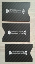 Funda protectora antirrobo para tarjetas de crédito RFID