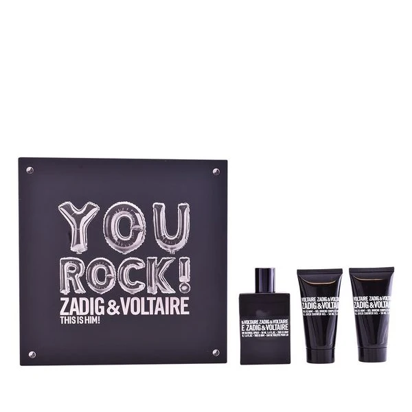 Мужской парфюмерный набор это он! Вы рок! Zadig& Voltaire(3 шт