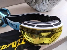 GOG-lente magnética 201 para esquí, gafas esféricas de esquí nocturno, color amarillo