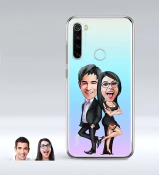 

Personalized Valentine Caricature Of Xiaomi Redmi Note 8 Thin Transparent Silicone Phone Kapağı-6