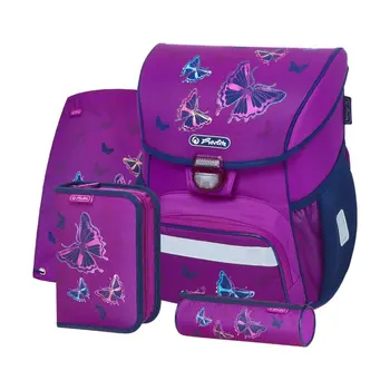 

Satchel Herlitz loop plus glitter butterfly