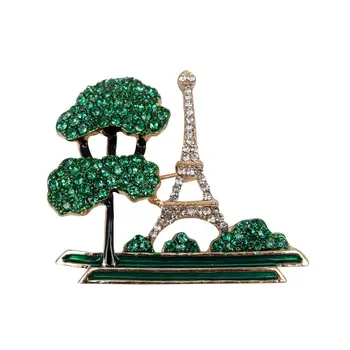 

Brooch jewelery Paris 55317 (green, lock-pin, jewelery alloy)