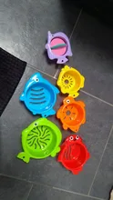 6 unids/set, flotador de agua clásico baño piscina juguetes educativos para niños de plástico de animales juego divertido para el cuarto de baño