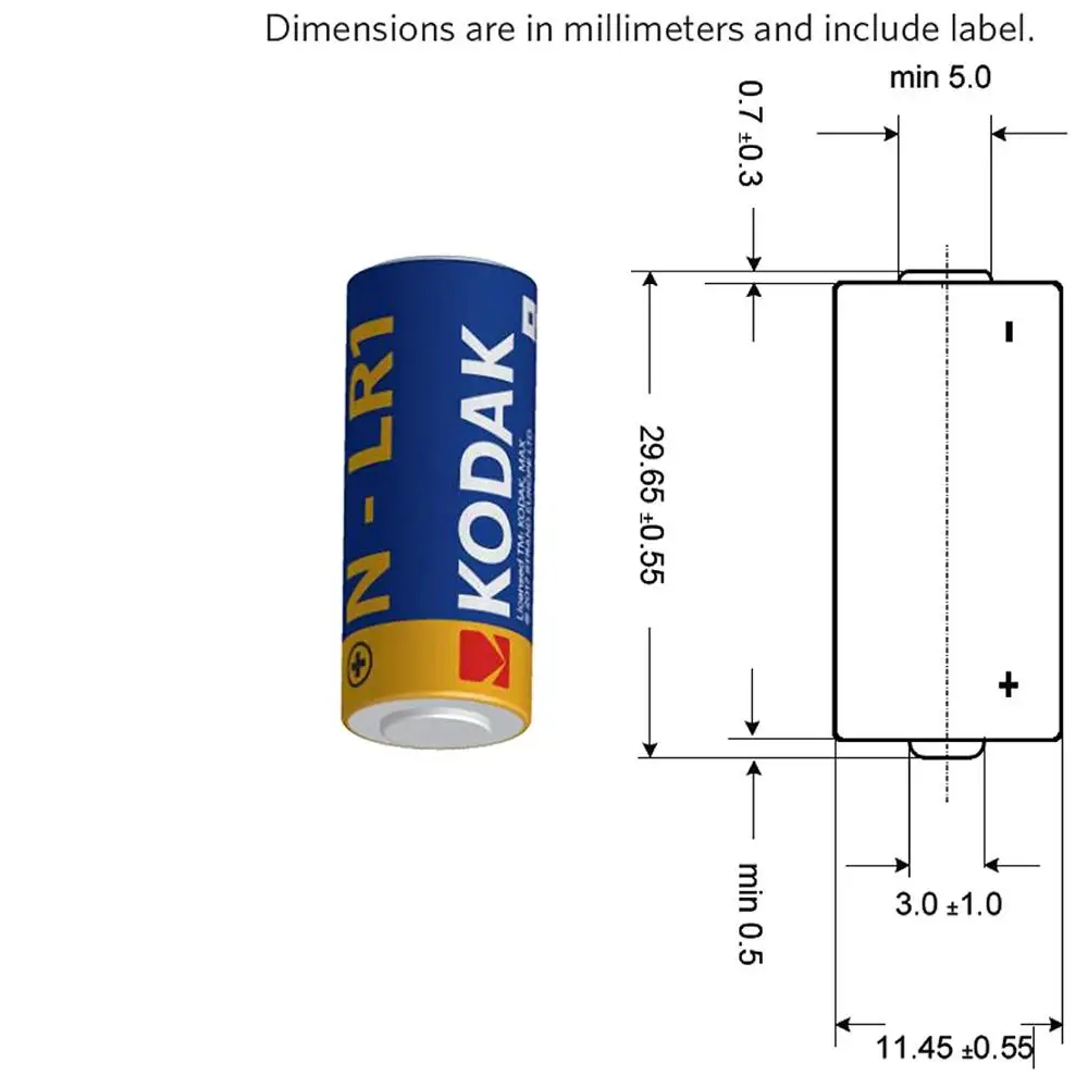 4 Pilas Kodak Xtralife-(23 A, 27 А, N-LR1, AG13