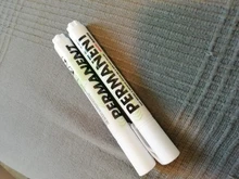 Rotulador blanco para pintura al óleo, rotulador para neumáticos de coche, resistente al agua, marcador de pintura, grafiti, X6HB