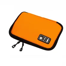 Органайзер для зарядных устройств, USB-флешек и других аксессуаров, оранжевый Bradex