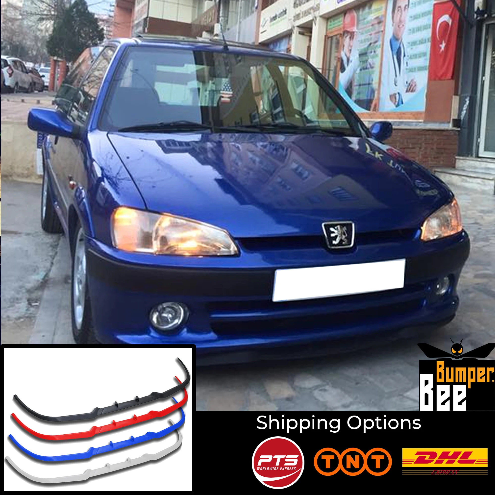 3 шт. универсальный передний спойлер для PEUGEOT 106 GTI CUPRA R | Автомобили и мотоциклы