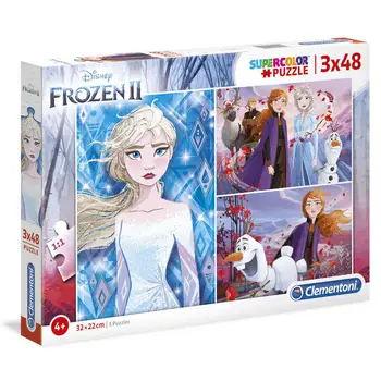 

Puzzle Maxi Frozen 2 Disney 3x48pcs toys table games Clementoni