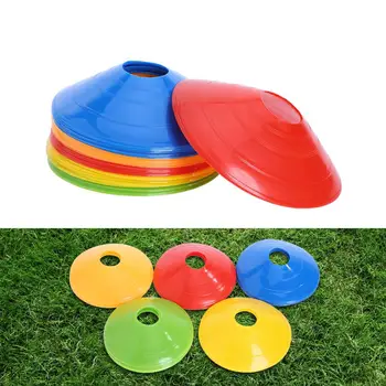 

50pcs/set Soccer Training Sign Dish Pressure Resistant Cones Marker Discs Marker Bucket PVC Sports Accessories HIigh Quality