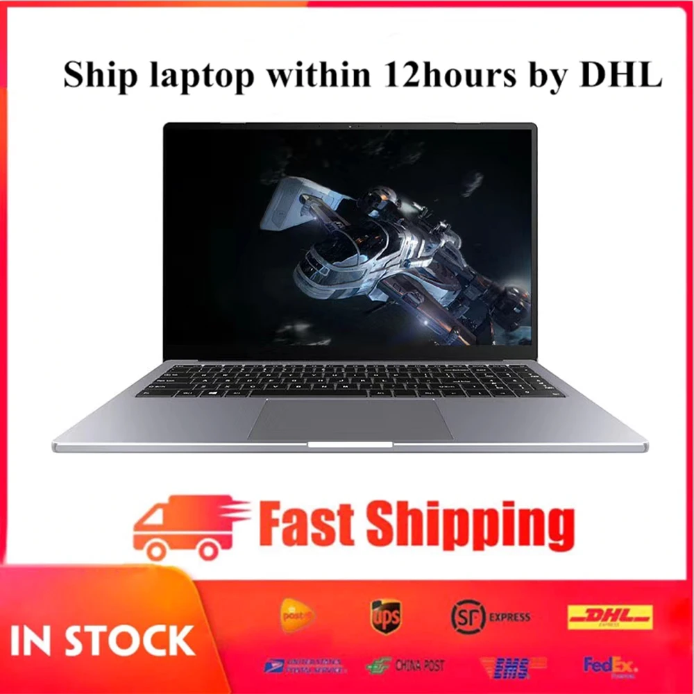15.6" Silver Metal Gaming PC Laptop 8Gen Intel Core i7 8565U 4.66Ghz