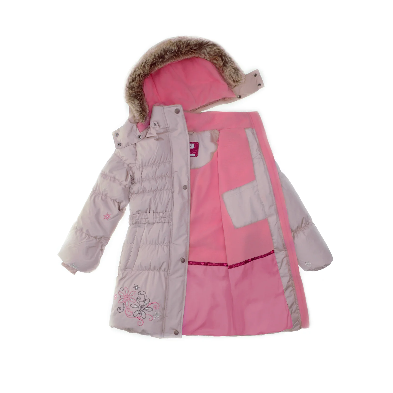 Зимнее пальто Premont WP91352 Beige для девочек