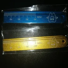 Reglas de endodoncia Dental de aluminio de colores, escala de medida de rango, para dedo, herramientas de dentista, 1 ud.