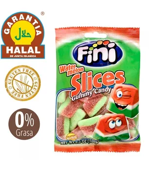 

Watermelons - Gluten Free and Halal Sweets - Chucherias Bag 100 gr