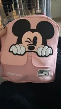 Mochila Disney de dibujos animados de Mickey para niños, morral escolar para guardería, bonita