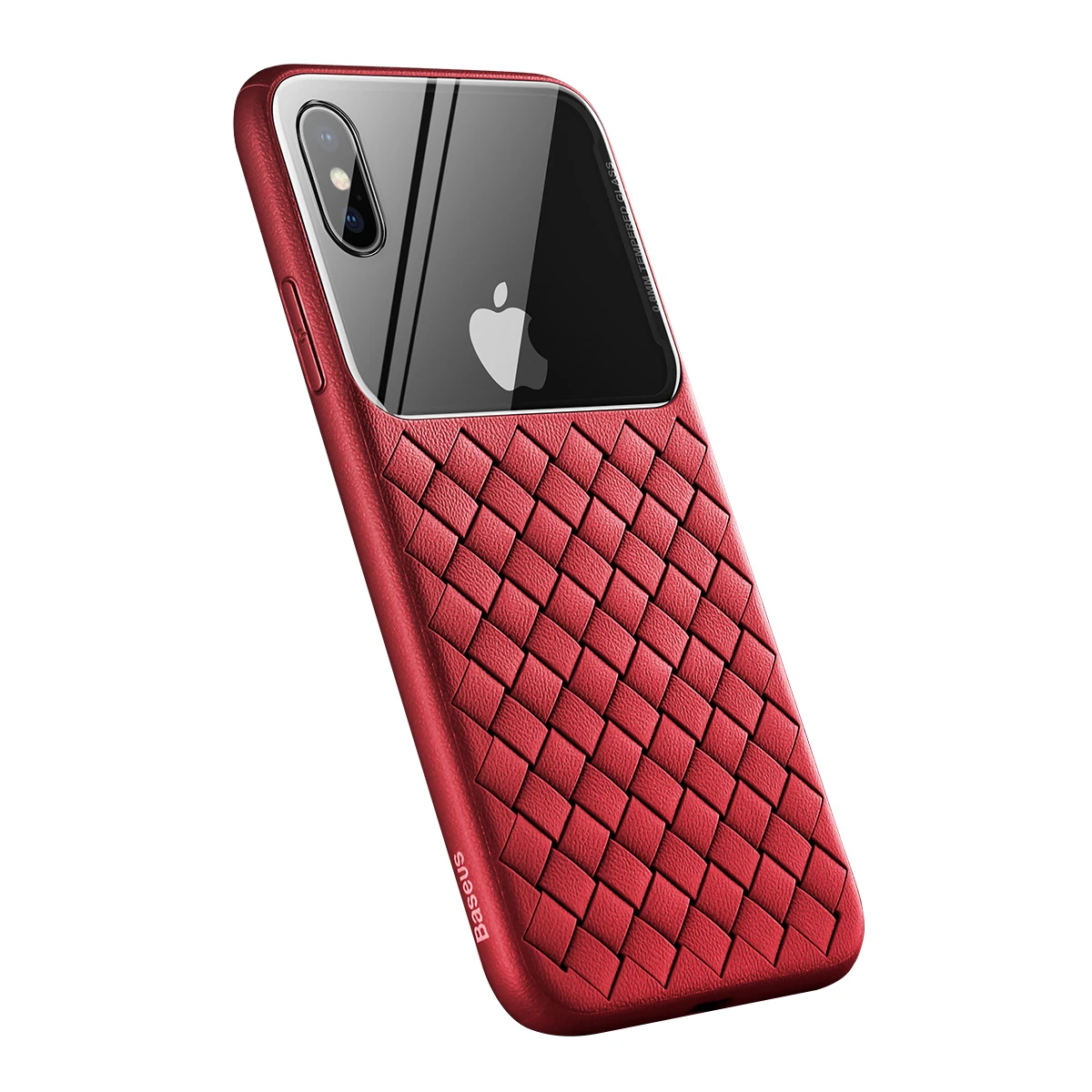 Чехол Baseus Glass& Weaving Case For iP XS 6.5inch WIAPIPH65-BL09(Красный