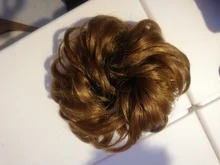 XINRAN-extensiones de moño sintético para mujeres y niños, moño desordenado y rizado, extensión de pelo para boda