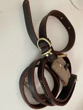 Leash-Set Lead Pet-Collars Dogs Pitbull Small Walking Real-Leather Personalized And 