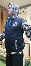 Hoodies Jacket Playstation-Sweatshirt Zipper Camouflage Sleeve Winter Fleece