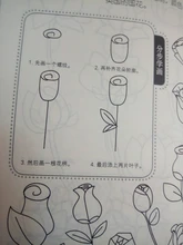 Caja de libro de dibujo de bocetos, libro de imagen de aprendizaje de trazo pequeño, mano de 3 a 10 años, iluminación de entrenamiento de arte infantil, 5000 unidades