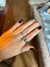 Conjunto de anillos circulares de Metal para mujer, Hiphop/Rock, accesorios de dedo abiertos, anillo de cola de Color plateado, regalo de joyería