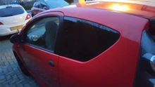 Película opaca para ventana de coche, 1 rollo de 50cm X 3m, 1/5/15/25/35% VLT, pegatina de cristal, parasol, Protector UV, adhesivos de lámina