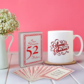 

Personalized You Of Loving the Cause of 52 Playing Cards Paper and Is Mug Cup Gift Set