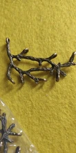 Abalorios de aleación de zinc de rama de árbol Vintage, colgante para pulsera, collar, joyería de metal, fabricación de accesorios, 8230, 8 Uds.