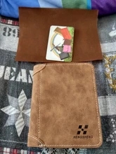Cartera de cuero para hombre, tarjetero, monedero de mano, billetera corta esmerilada, bolsillo para monedas, 2020