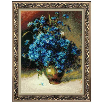 

1772 set for embroidery Riolis 'васильки' based on the picture and. Levitan' 30*40 cm