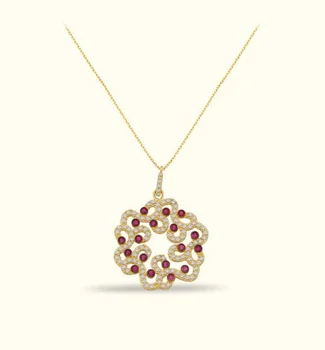 

Filigree Gold Necklace 02-384-K0480B