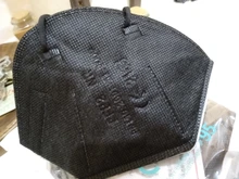 Mascarillas KN95 FFP2 FFP2 de 5 capas con filtro, máscara respirador de polvo, color negro, 5-100 unidades