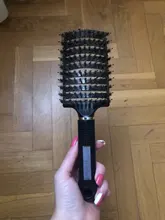 Peine para masaje del cuero cabelludo para mujer, 7 colores, cerdas de nailon, cepillo de pelo rizado húmedo, cepillo de pelo para salón, herramientas de estilo de peluquería