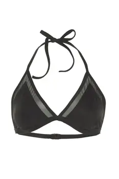 

Trendyol Tulle Detailed Triangle Bikini Top TBESS20BU0145