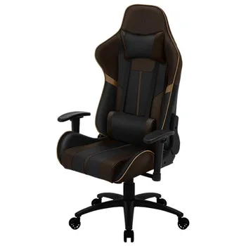 

Gamer thunderx3 chair bc3 boss coffee black brown-steel frame-adjustable scraps-butterfly mechanism-piston