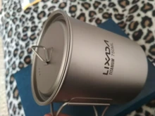 Lixada-taza de titanio para exteriores, vajilla para acampar, Picnic, taza de agua, café, té con tapa, 300/350/420/550/650/750ml