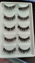 Pestañas postizas de visón Natural y grueso, extensiones de maquillaje, 5 pares