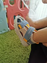 Sandalias de playa para niñas y niños, zapatos de tela infantiles de suela suave, calzado de playa a la moda para niños pequeños