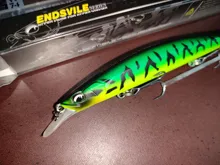 Ravenclraft-señuelo de Pesca wobblers 113SF 12,2g, pececillo flotante lento, Jerkbait, labio poligonal, gancho triple para trucha de lubina