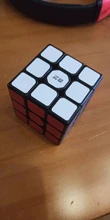 QiYi navegar W 3x3x3 magia de velocidad cubo negro profesional de 3x3 cubo Puzzle educativos juguetes para niños de regalo 3x3