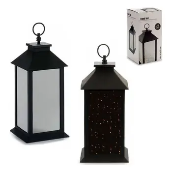 

LED Lantern Gift Decor Black Plastic (14 x 30 x 14 cm)