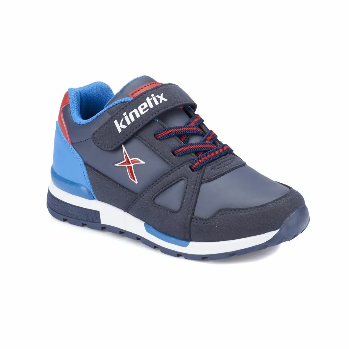 

FLO RIVERO PU Navy Blue Male Child Sneaker Shoes KINETIX