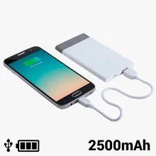 Внешний аккумулятор со съемным USB 2500 mAh 8 GB 145242