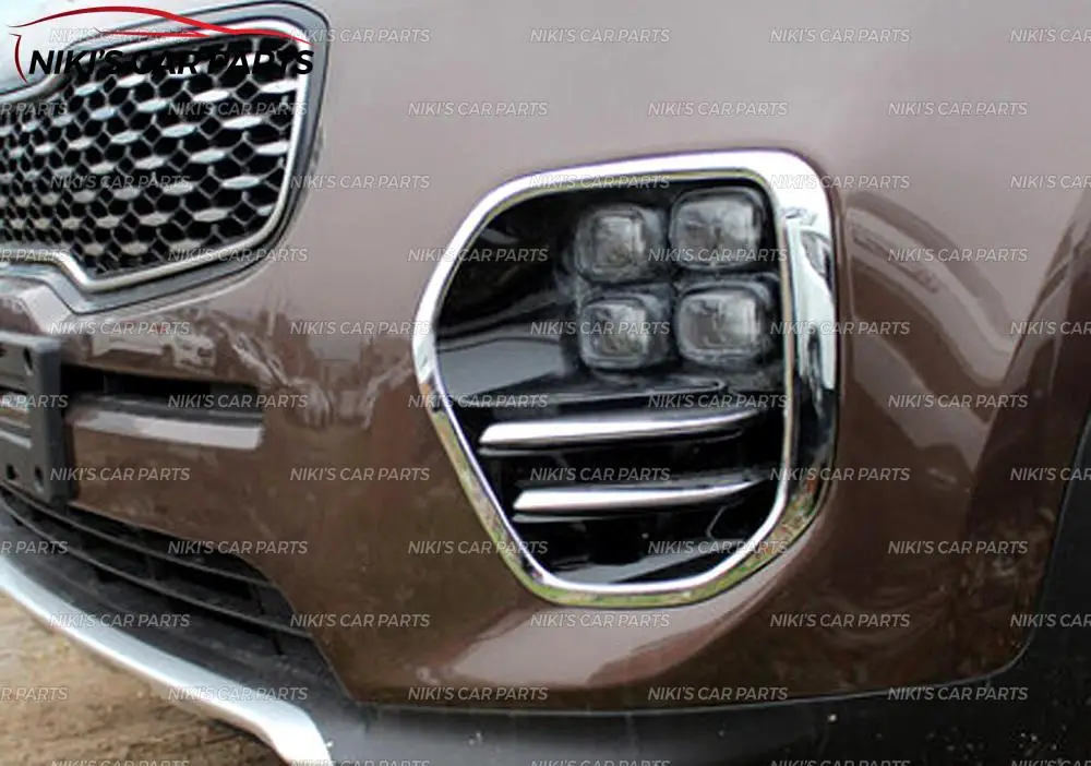 Накладки на передние противотуманные фары для KIA KX5/Sportage- ABS пластик 1 комплект/2 шт. формовочные украшения автомобиля